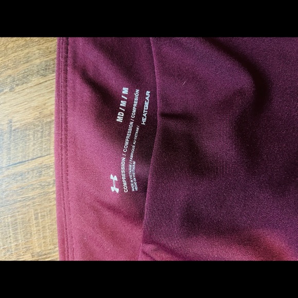 (CLOSET CLOSING SALE) Under Armour HeatGear Shine Ankle Crop Compression Tights - Picture 6 of 6